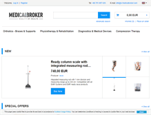 Tablet Screenshot of e-medicalbroker.com